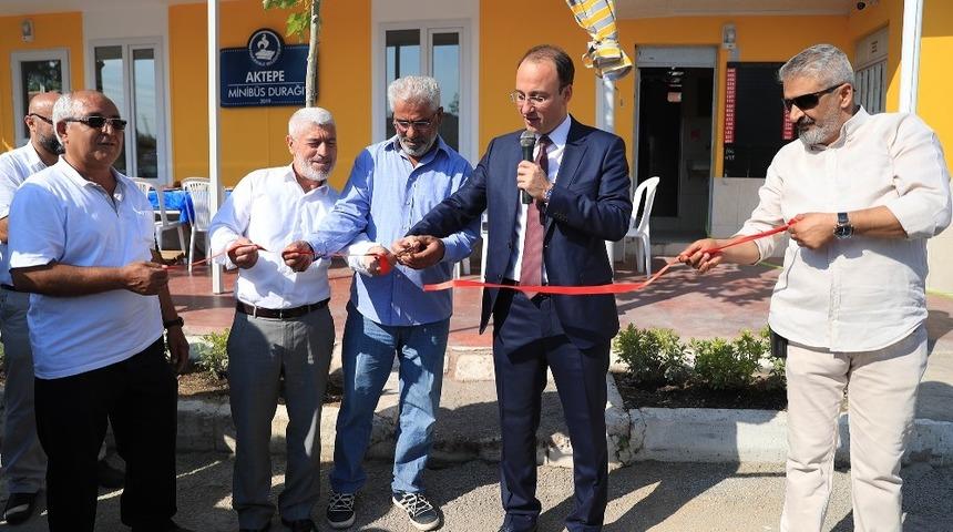 Yanan durak Pamukkale Belediyesi tarafından yenilendi