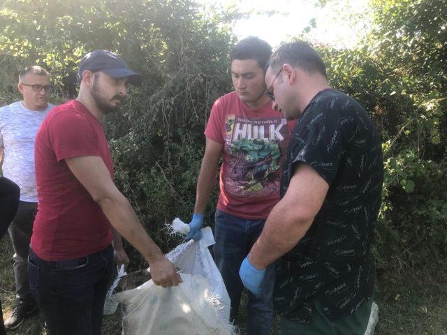 Duyarlı vatandaşlardan yaralı köpeğe yardım