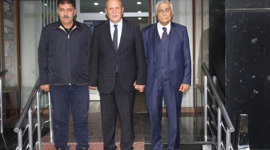 Eski Bakan G&uuml;ney ve Milletvekili Battal&rsquo;dan Başkan Pekmezciye ziyaret