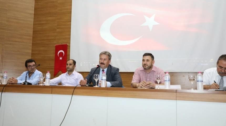 Başkan Palancıoğlu köy pazar esnafıyla toplantı yaptı