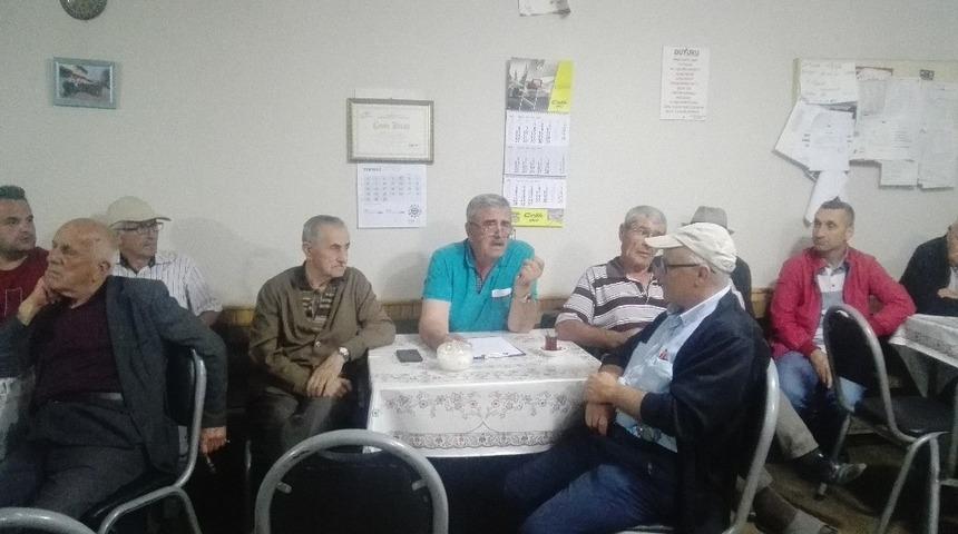 Köy muhtarı çalışmalarını anlattı