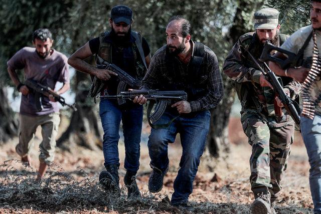 ÖSO güçleri, teröristlere karşı eli tetikte nöbet tutuyor