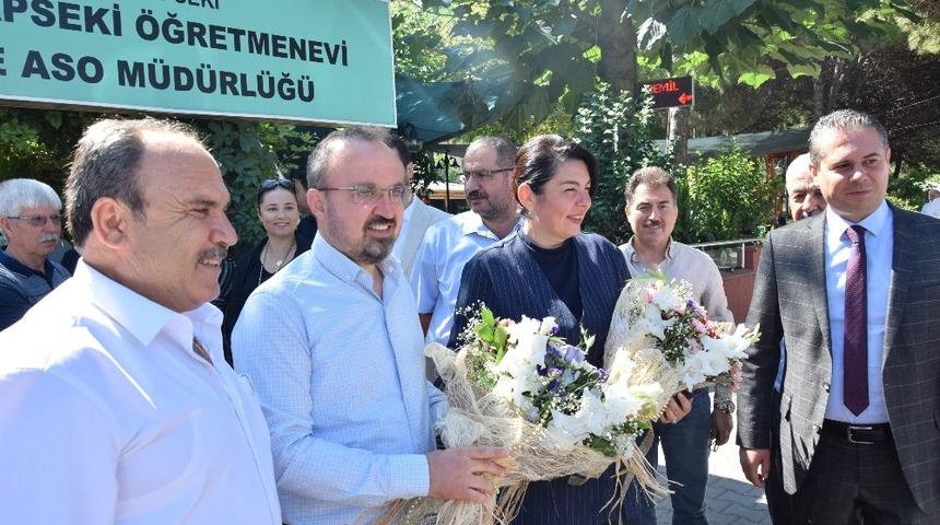 Lapseki&rsquo;de muhtarlarla buluşma toplantısı yapıldı