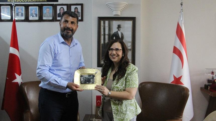 KKTC Başkonsolosu İnanıroğlu&rsquo;nun veda ziyaretleri