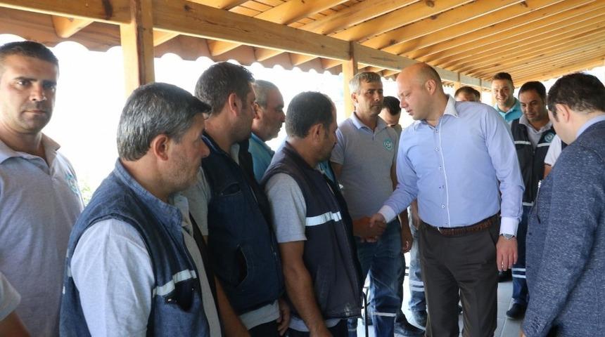 B&uuml;y&uuml;kşehirin Salihli&rsquo;deki yatırımlarını inceledi