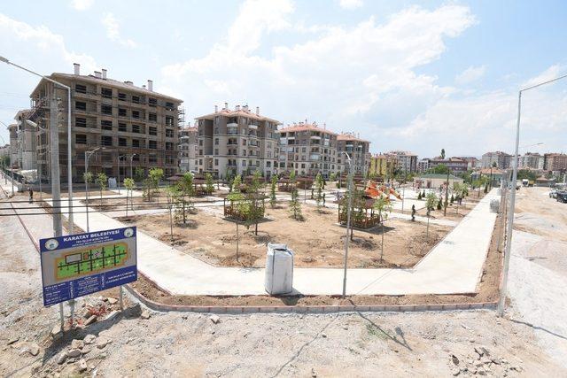 Karatay Belediyesinden 8 bin metrekarelik yeni park