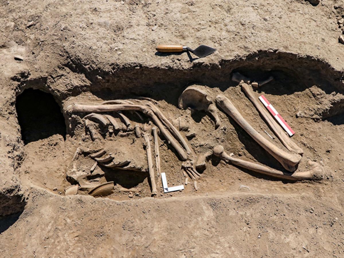 Van'da kafatası olmayan 2 bin 700 yılık iskelet bulundu