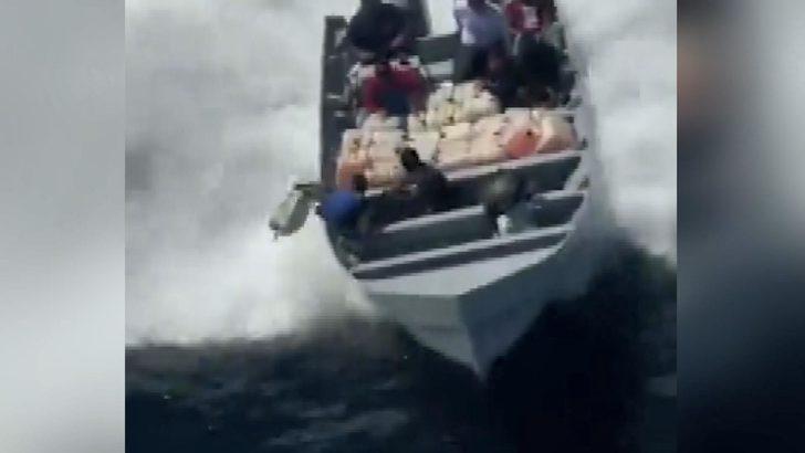 ABD sahil güvenlik ekipleri, tonlarca kokain ele geçirdi G3