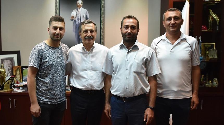 CHP &Ccedil;eltik il&ccedil;e başkanı Yalava&ccedil;&rsquo;tan Ata&ccedil;&rsquo;a ziyaret