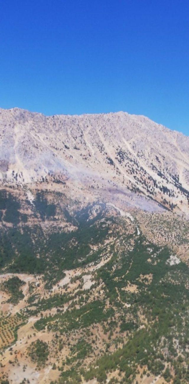 Kahramanmaraş’ta dağlık alanda çıkan yangın söndürüldü