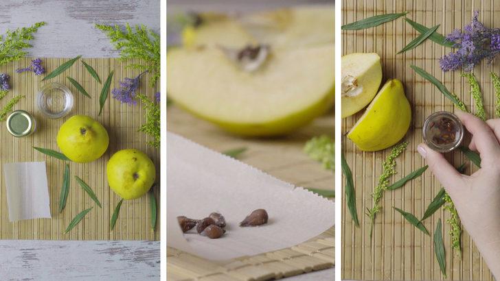 Çatlaklar, Vücut Lekeleri ve Göğüs Uçları İçin Ayva Çekirdeği Kremi Yapıyoruz!