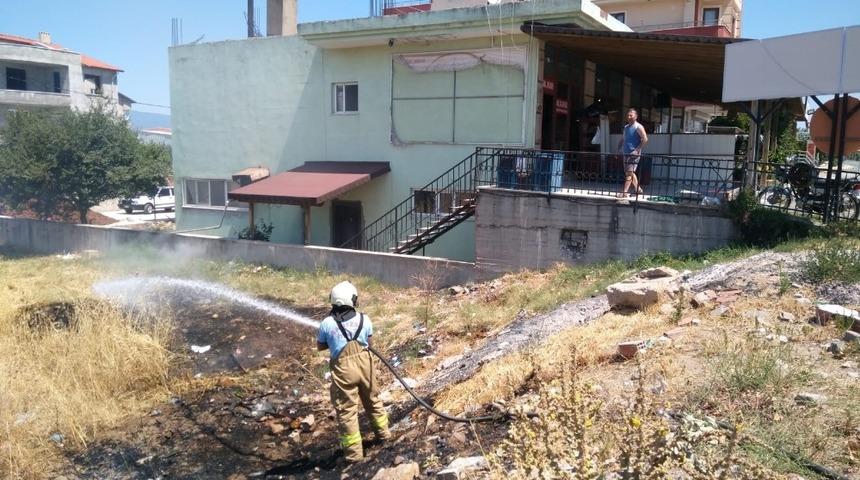 Alev alan otlar yürekleri ağza getirdi