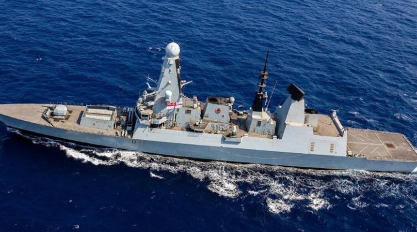 İngiltere'den İran'a karşı hamle! HMS Duncan savaş gemisi bölgeye ulaştı!