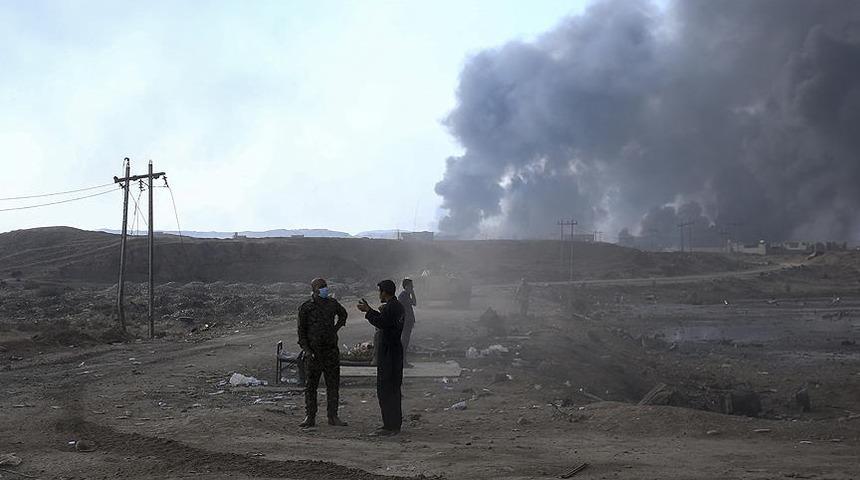 Irak'ta DEAŞ'lı ter&ouml;ristler petrol kuyularına saldırdı