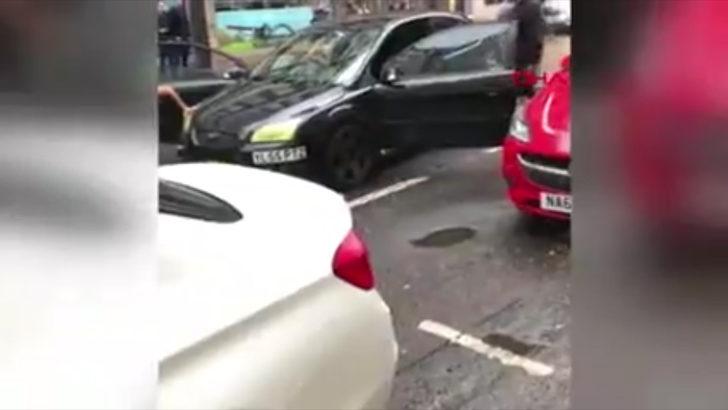 Yol kavgası, trafik terörüne dönüştü! G1