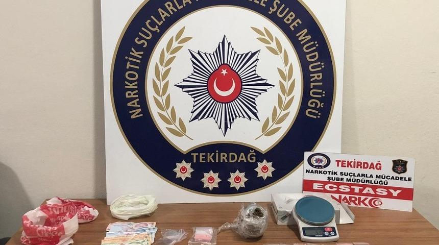 &Ccedil;orlu&rsquo;da uyuşturucu operasyonu: 3 g&ouml;zaltı