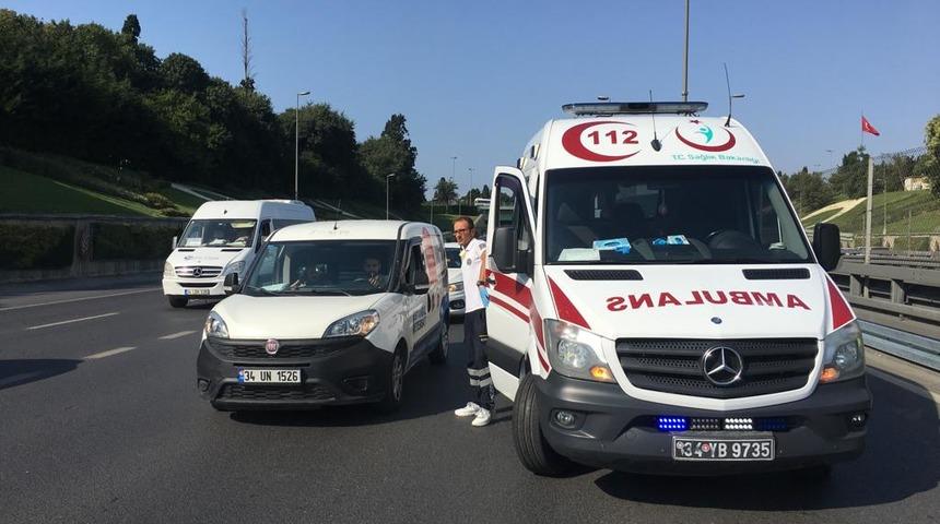 Eyüpsultan D-100 Karayolu'nda zincirleme trafik kazası