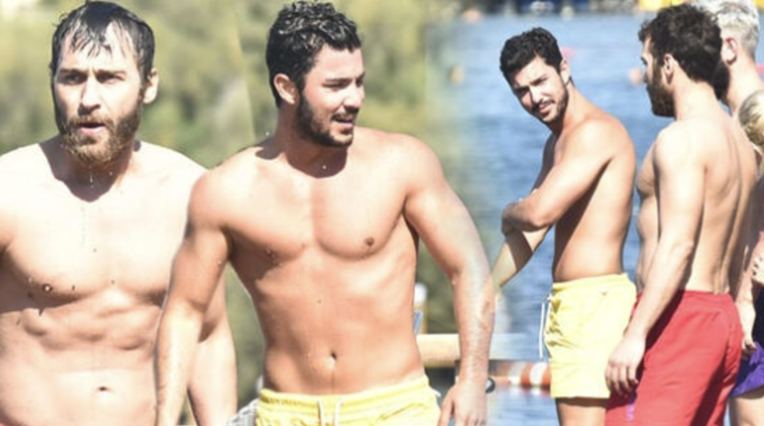  Kaan Yıldırım ve Seçkin Özdemir'den kas şov!