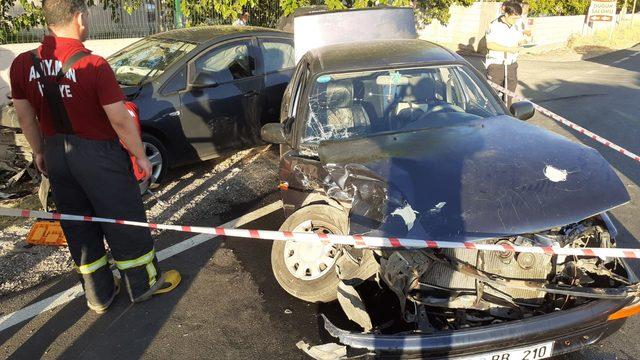 Adıyaman'da otomobiller çarpıştı: 5 yaralı