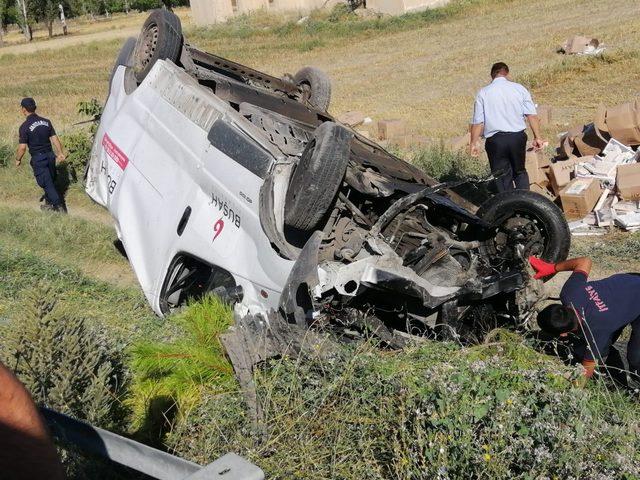 Denizli'de trafik kazası: 1 ölü, 1 yaralı