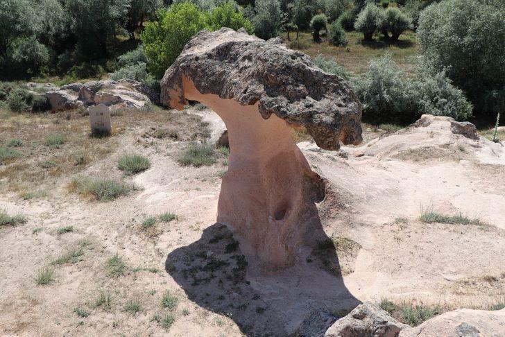 Mantar şeklindeki peribacasına büyük ilgi G3