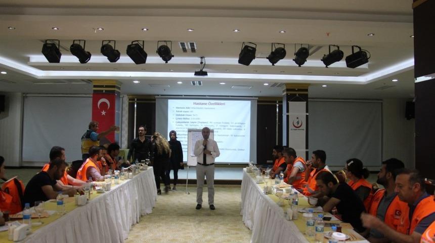 Şırnak’ta Hastane Afet ve Acil Durum Planı eğitimi verildi