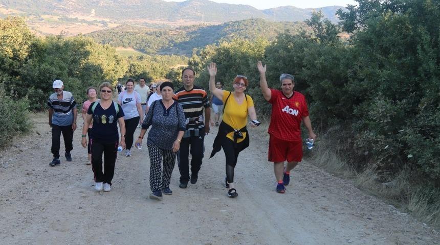 Sağlıklı yaşam i&ccedil;in doğa y&uuml;r&uuml;y&uuml;ş&uuml;n&uuml; tercih ettiler