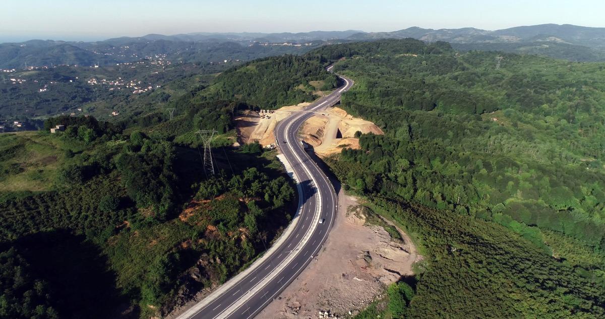 45 yıldır bitirilemeyen 36 km&rsquo;lik duble yol hizmete a&ccedil;ıldı 