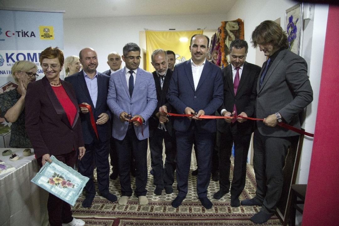 Başkan Altay, Saraybosna KOMEK Sergisinin a&ccedil;ılışını yaptı