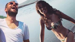 Erkan Kolçak Köstendil ve Cansu Tosun'un karavan tatili