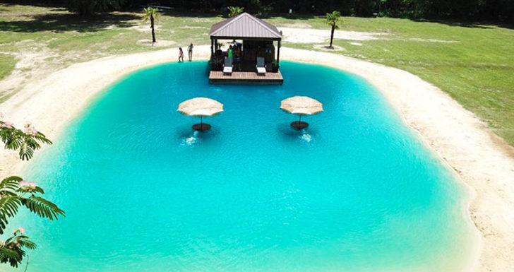 Kendi özel plajını inşa etti! G4