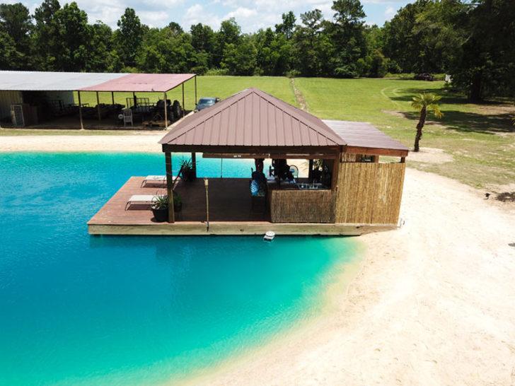 Kendi özel plajını inşa etti! G5