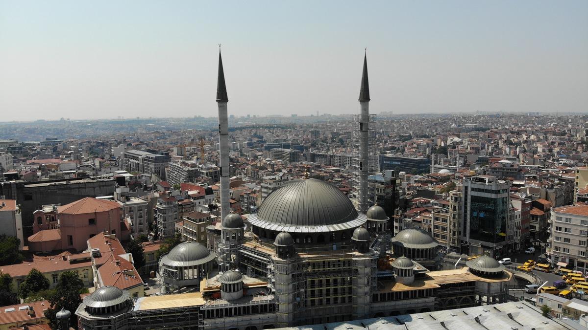 Taksim Camii yıl sonunda a&ccedil;ılıyor
