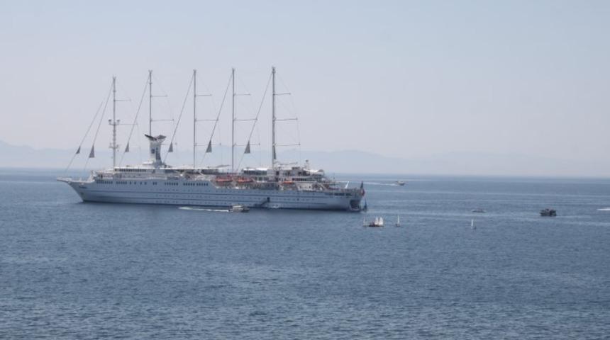 Yelkenli gemi Didim&rsquo;de