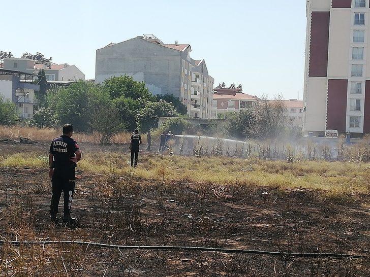 Aydın’daki yangın evlere sıçramadan söndürüldü G4