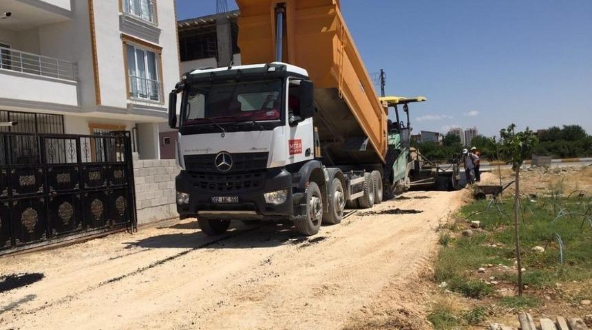 Siteler Mahallesi&rsquo;nde asfalt &ccedil;alışması başladı