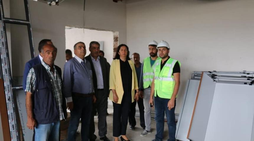 Ekinci spor tesislerini inceledi