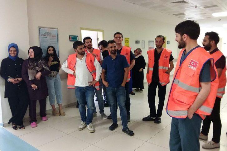 Hastanede yangın tatbikatı G4