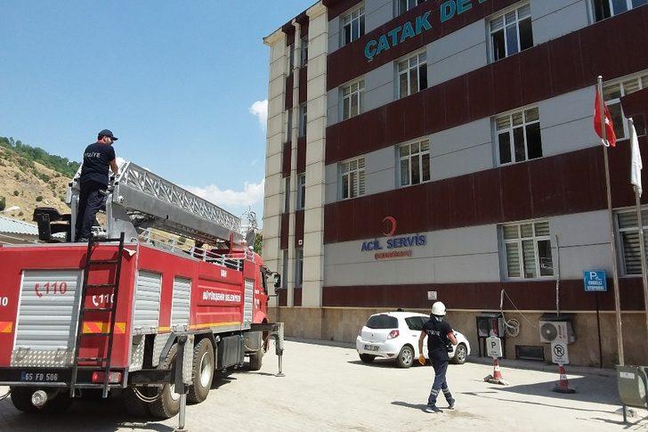 Hastanede yangın tatbikatı G5