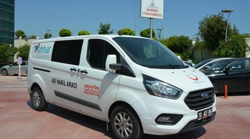 Balıkesir İl Sağlık M&uuml;d&uuml;rl&uuml;ğ&uuml;ne yeni aşı nakil aracı