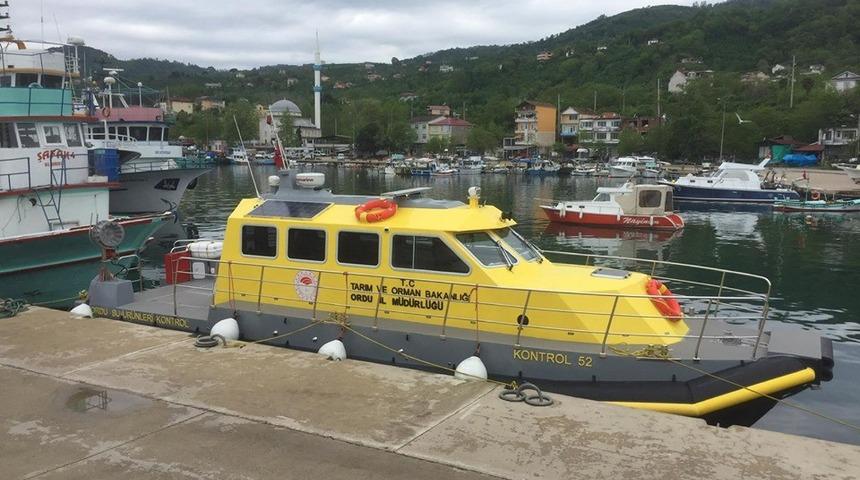 Ordu&rsquo;da su &uuml;r&uuml;nleri kontrol gemisi denetime başladı