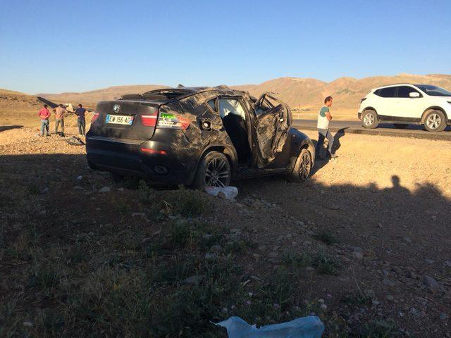 Gurbetçi ailenin otomobili takla attı: 1 ölü, 3 yaralı