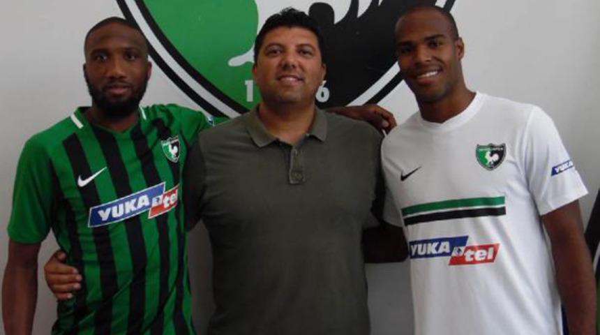 Oscar Estupinan ve Zakarya Bergdich, Denizlispor'da