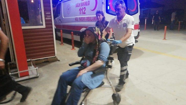 2 kişinin yaralandığı kaza mahalleliyi sokağa döktü G4