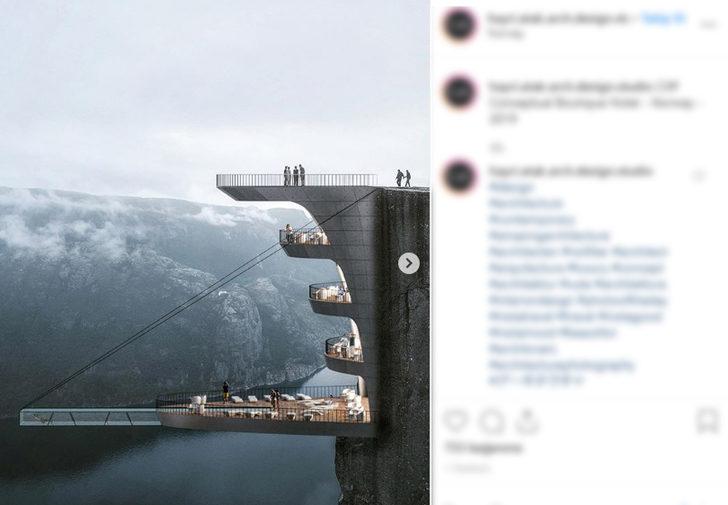 Türk mimardan yer çekimine meydan okuyan otel G4