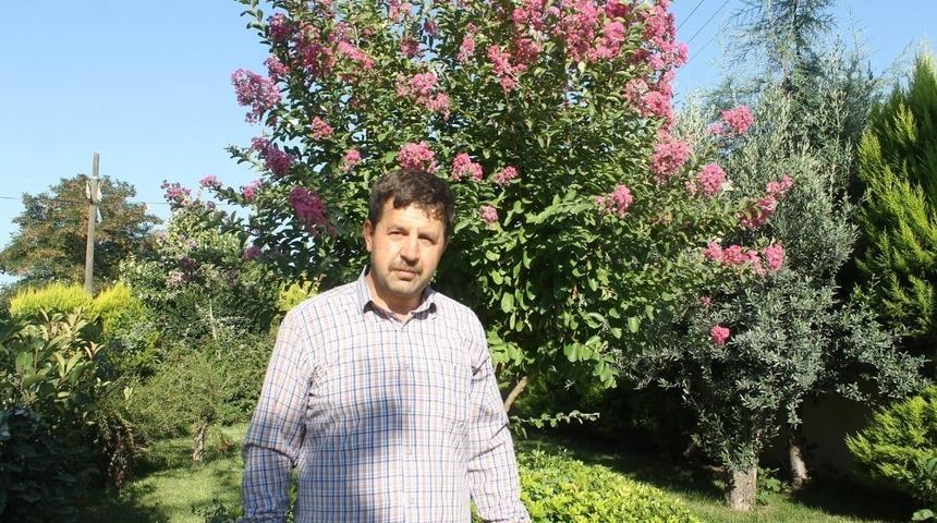 İmam camiyi botanik bah&ccedil;esine &ccedil;evirdi