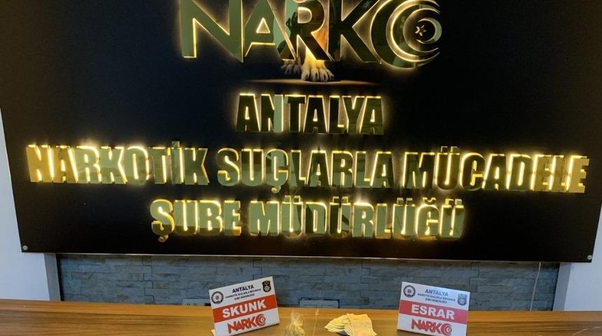 Antalya&rsquo;da uyuşturucu operasyonları