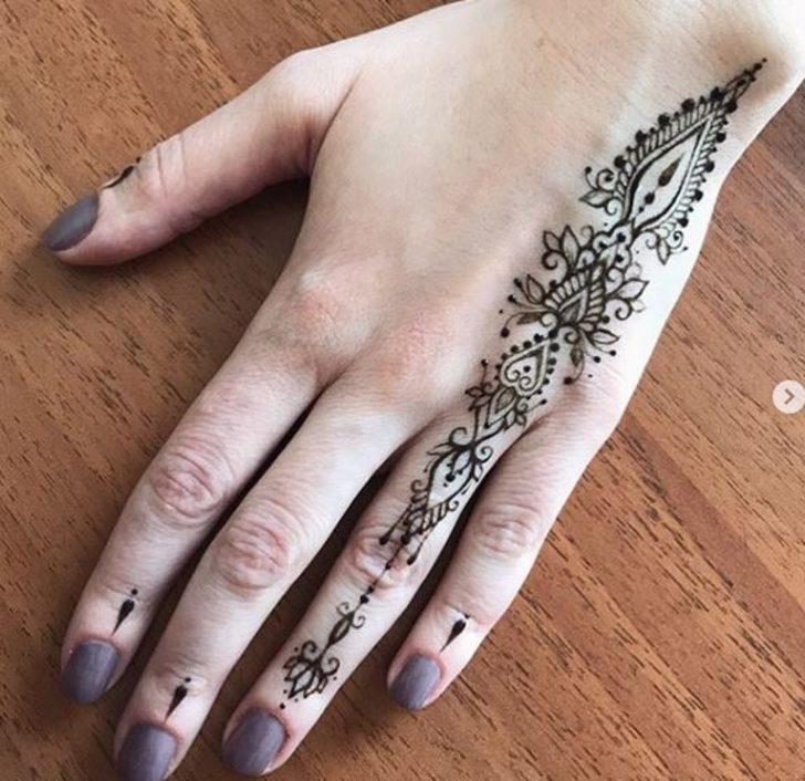 Dövme yaptırmaktan korkanlara yeni gözde hennalar! G3