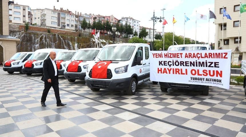 Keçiören’de daha iyi hizmet için araç filosu büyüyor