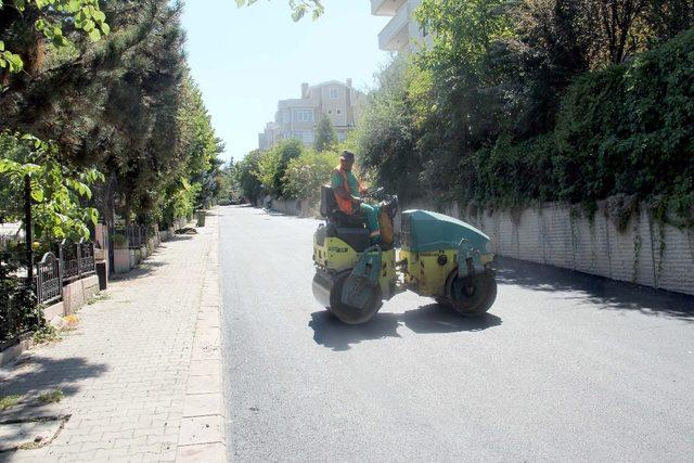 Çankaya’da asfalt çalışmaları hız kesmiyor